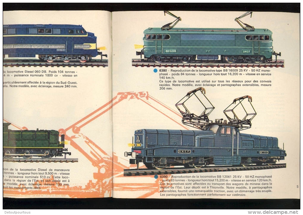 Catalogue HORNBY ACHO MECCANO TRIANG France 1964 HO Scale Miniature Train Railways   ZUG ModellBahn - Other & Unclassified