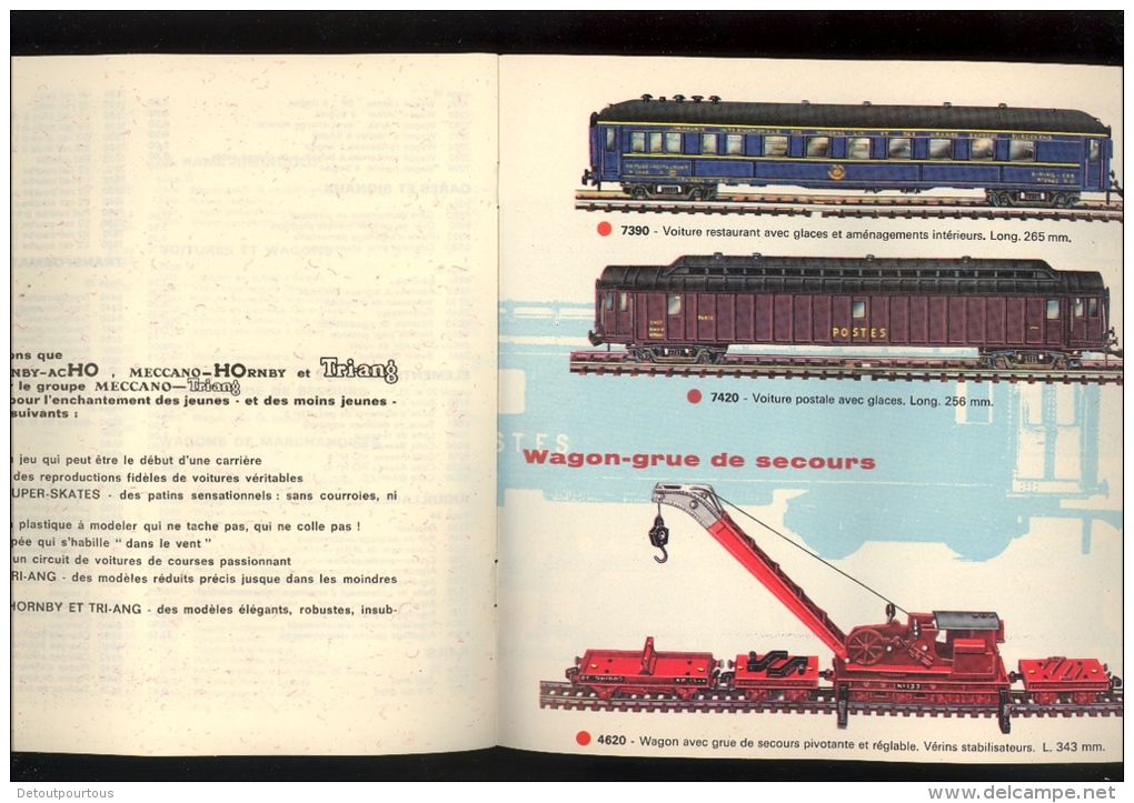 Catalogue HORNBY ACHO MECCANO TRIANG France 1964 HO scale miniature train railways   ZUG ModellBahn