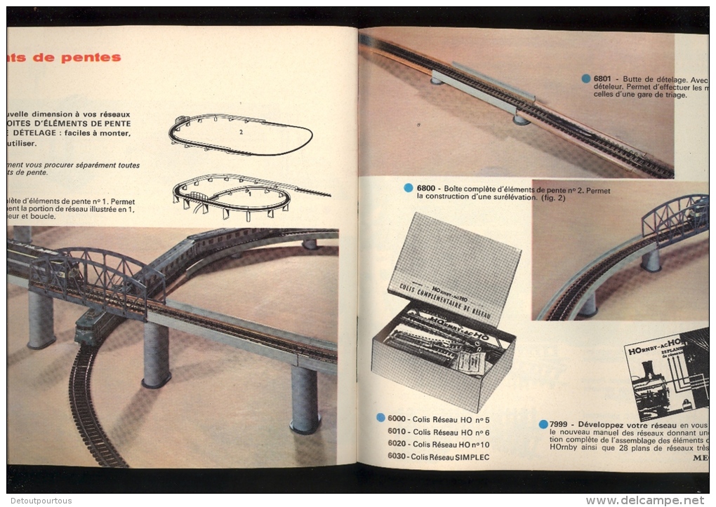 Catalogue HORNBY ACHO MECCANO TRIANG France 1964 HO scale miniature train railways   ZUG ModellBahn