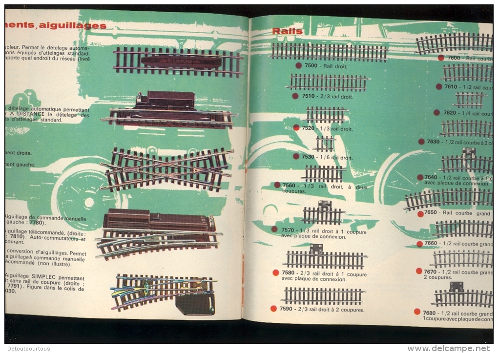 Catalogue HORNBY ACHO MECCANO TRIANG France 1964 HO scale miniature train railways   ZUG ModellBahn