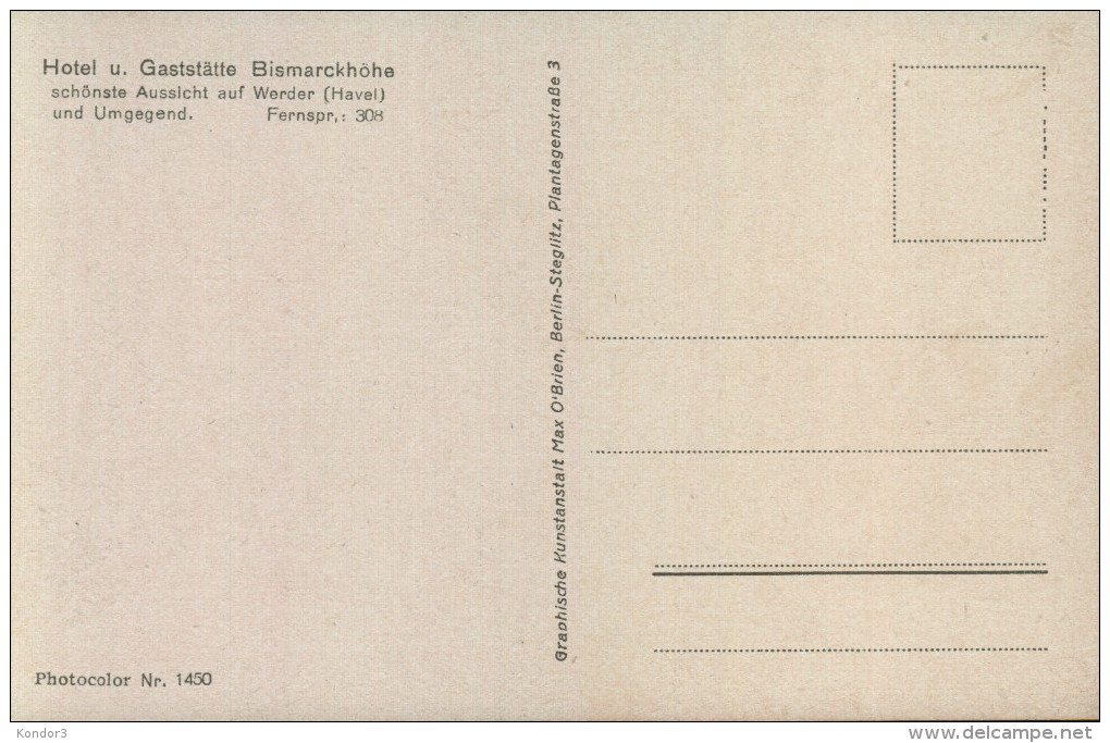 Werder. Baumblüte Mit Bismarckhöhe - Werder