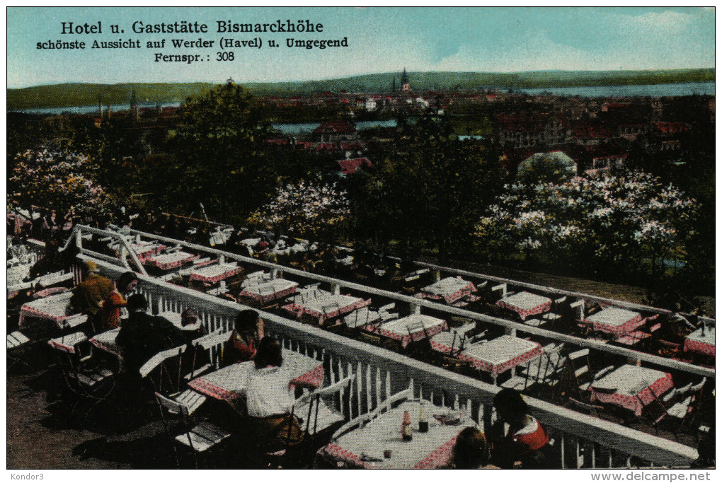 Werder. Hotel Und Gaststätte Bismarckhöhe - Werder