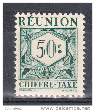 REUNION YT TAXE 28 Neuf - Timbres-taxe