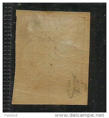 ARGENTINA 1882 CENT. 1/2 BROWN IMPERF MARRONE NON DENTELLATO MLH - Unused Stamps