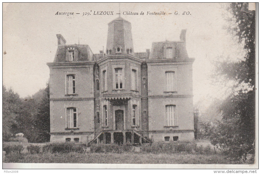 LEZOUX  (63)  Le Château De Fontenille - Lezoux