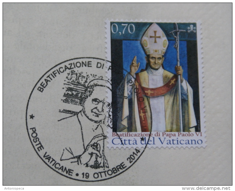 VATICANO 2014 - EXTRAORDINARY COPIE NEWSPAPER "OSSERVATORE ROMANO" BEATIFICATION POPE PAUL VI - Prime Edizioni