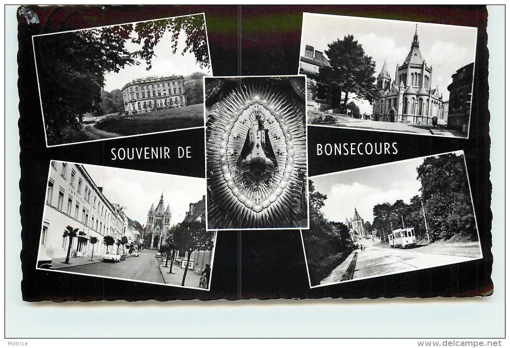 SOUVENIR DE BONSECOURS - Carte Multivues De La Ville. - Péruwelz