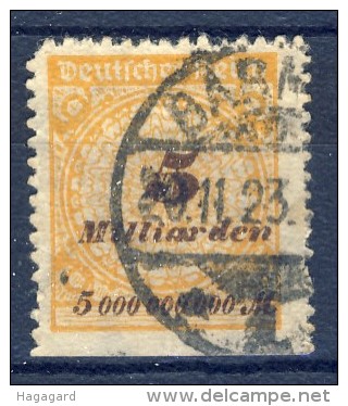 ##K424. Germany Empire 1923. Michel 327. Cancelled(o). Unperforated Bottom. Perforation Fault. - Oblitérés