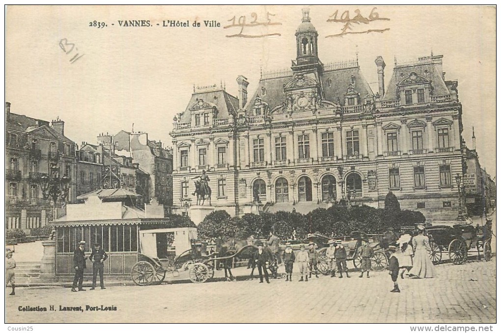 56 VANNES - L´Hôtel De Ville - Vannes