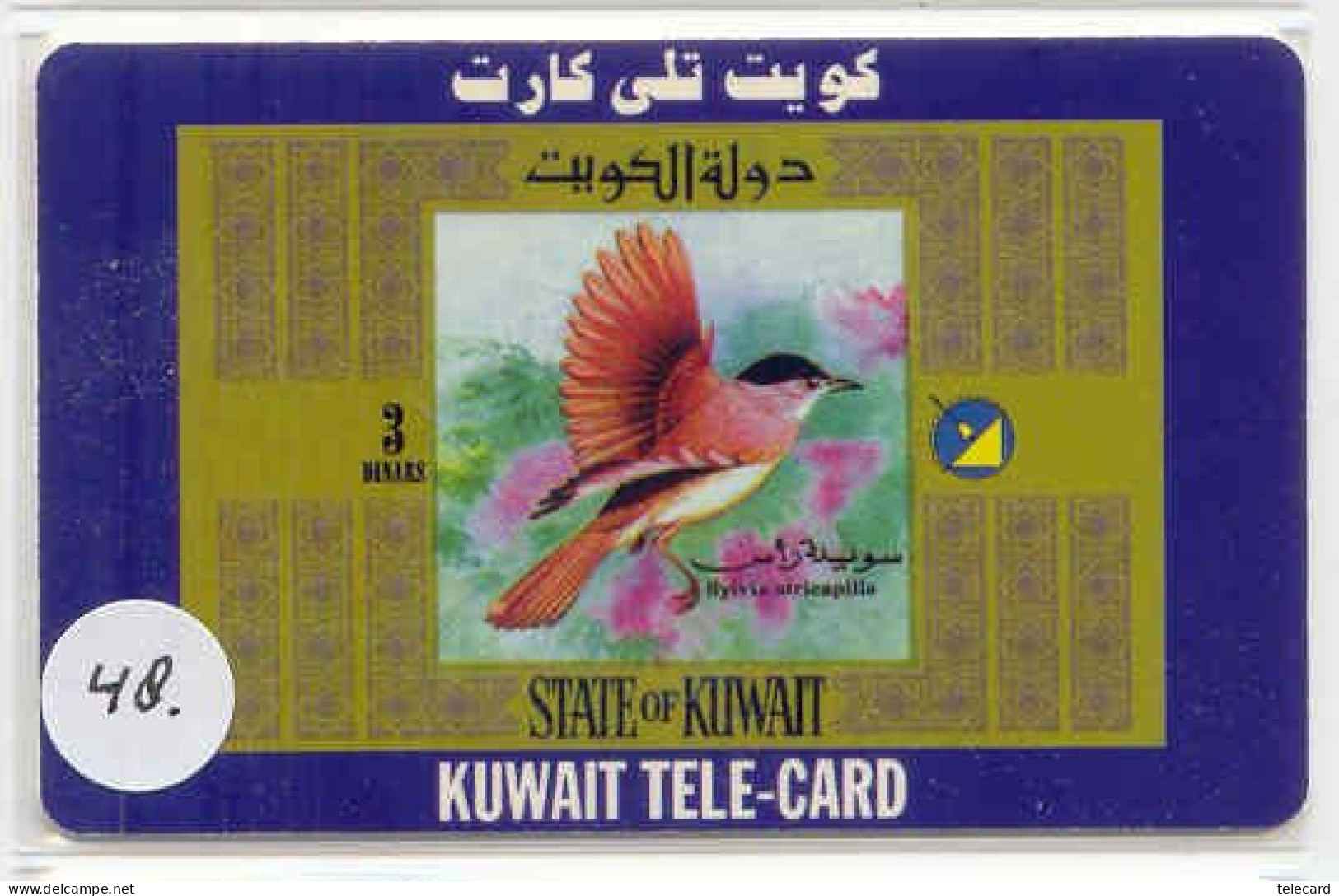 KUWAIT (48)  OISEAU - BIRD - Pájaro - Vogel -  Phonecard - Koweït