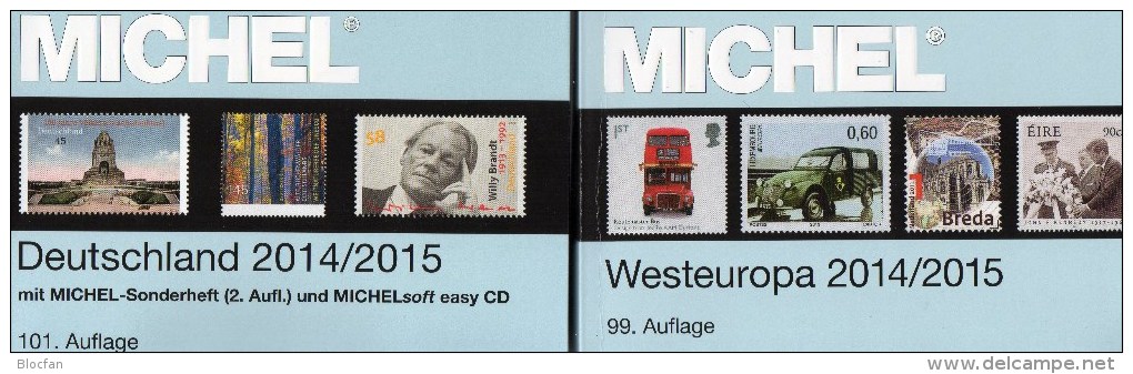 West-Europa Catalogue Part 6+Germany MICHEL 2014 New 110€ EU Stamp D AD DR Saar B DDR BRD B Eire GB UK Jersey Man Lux NL - Collections