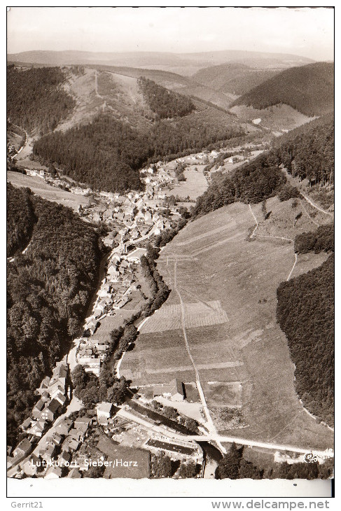 3420 HERZBERG - SIEBER, Luftaufnahme, 1961 - Herzberg