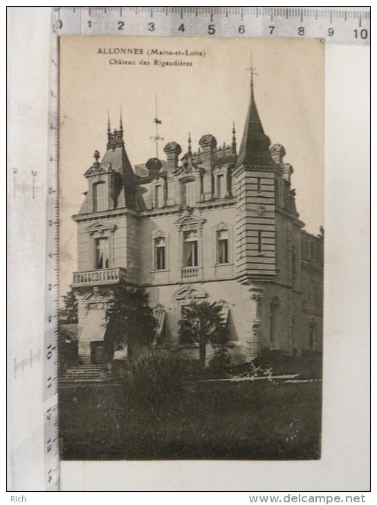 CPA (49) Maine Et Loire - ALLONNES - Château Des Rigaudières - Allonnes