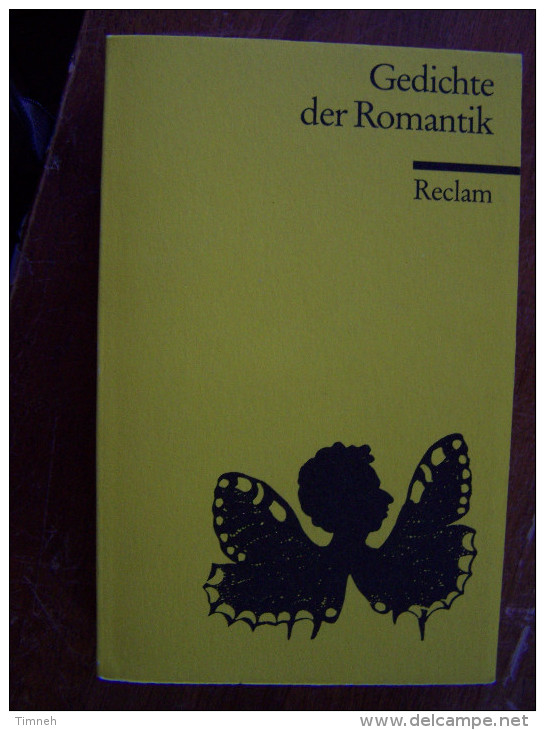 GEDICHTE DER ROMANTIK  RECLAM EN ALLEMAND Taschenbuch 1989 - Autores Internacionales