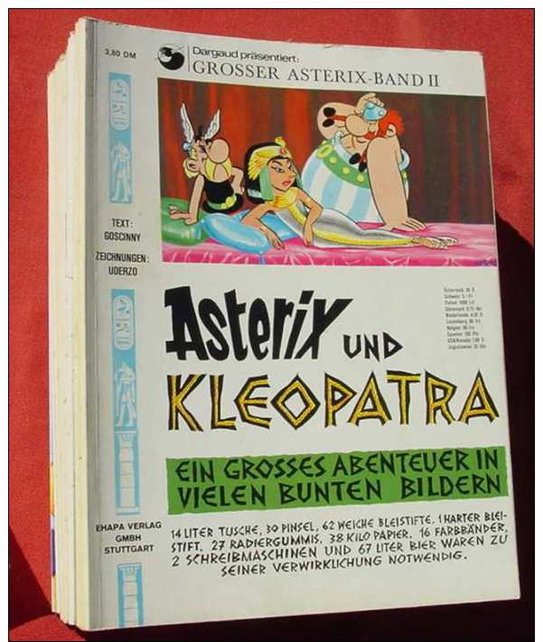 (1047006) Sammlung Asterix, 26 X Deutsche Alben, Siehe Bitte Beschreibung U. Bilder - Autres & Non Classés