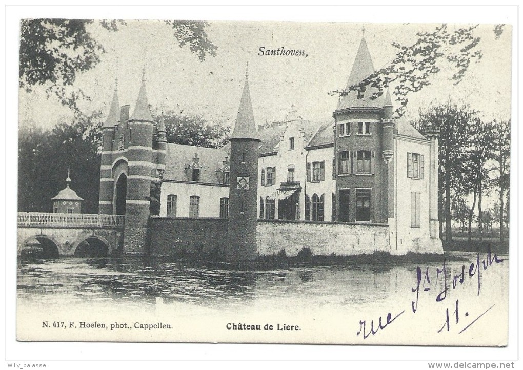 Carte Postale - ZANDHOVEN - SANTHOVEN - Château De LIERE - Kasteel - CPA   // - Zandhoven