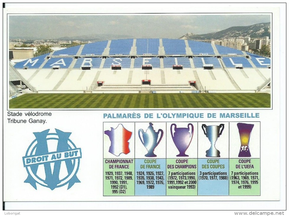 ESTADIO - STADIUM - STADE - STADIO - STADION.- " VELODROME ".- MARSELLA.- ( FRANCIA ) - Estadios