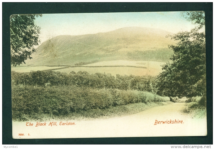 SCOTLAND  -  Earlston  The Black Hill  Used Postcard As Scans - Berwickshire