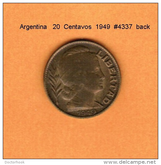 ARGENTINA   20  CENTAVOS  1949  (KM # 42) - Argentina