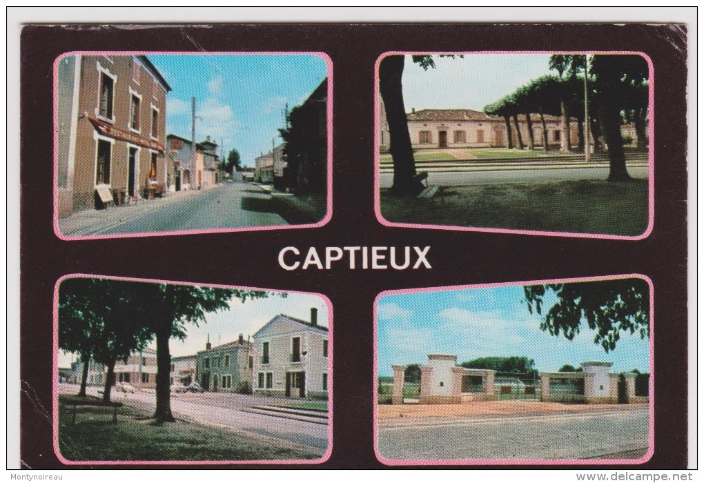 Gironde :  CAPTIEUX : Vue   1973 - Other & Unclassified