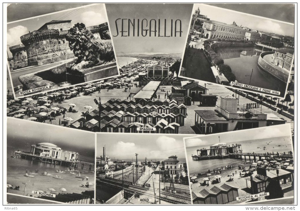 C190 !!! SENIGALLIA VEDUTINE 1962 F.G. !!! - Senigallia