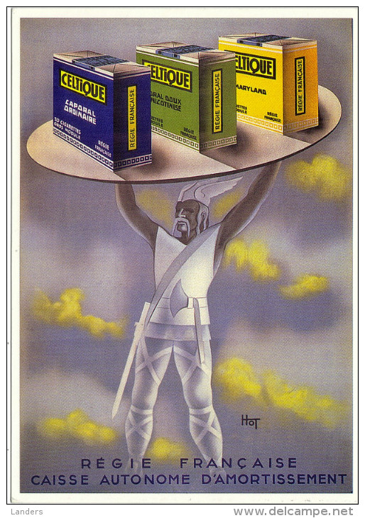 Edition 1995-  CIGARETTES CELTIQUE .(2 Scanns) - Advertising