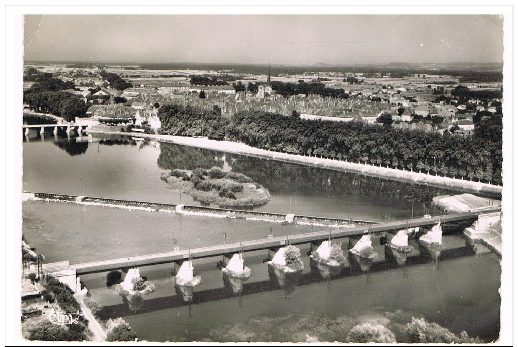 Auxonne : Le Pont De Chemin De Fer, Le Barrage - Auxonne