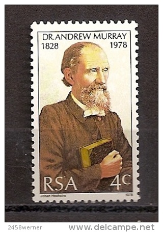 Südafrika 1978, Nr. 538, Andrew Murray (1828-1917), Pastor Postfrisch Mnh ** RSA - Neufs