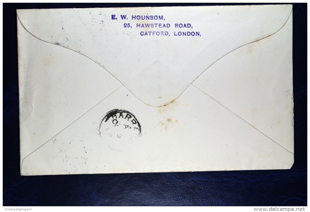 Great Britain: 1892 Private Issued Cover Uprated Catford London To Barbados WI - Entiers Postaux