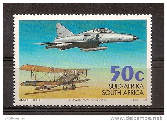 Südafrika 1995, Nr. 951, 75 Jahre Luftwaffe Bomber Jagdflugzeug Postfrisch Mnh ** RSA - Ungebraucht