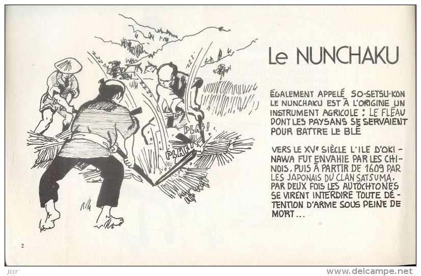 Le Nunchaku En Bandes Dessinées Par Nguyen N. My - Techniques Pour 1 Et 2 Nunchaku - 1975 - Sport