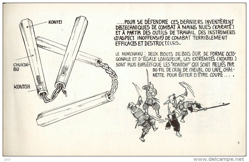 Le Nunchaku En Bandes Dessinées Par Nguyen N. My - Techniques Pour 1 Et 2 Nunchaku - 1975 - Sport