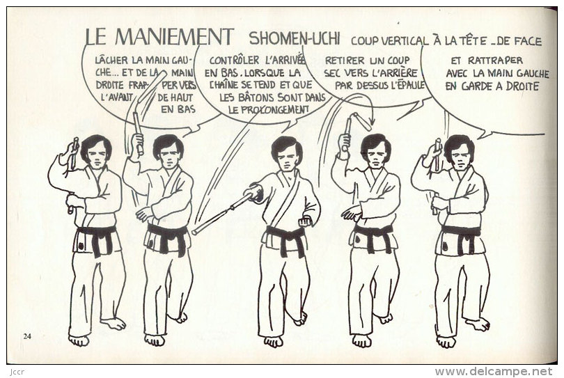 Le Nunchaku En Bandes Dessinées Par Nguyen N. My - Techniques Pour 1 Et 2 Nunchaku - 1975 - Sport