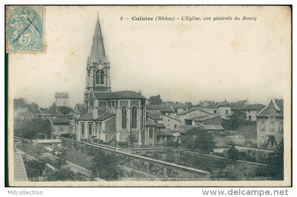 69 CALUIRE ET CUIRE / L'Eglise Et Vue Générale / - Caluire Et Cuire