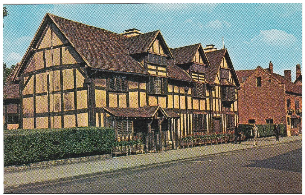 Shakespeare`s Birthplace,Stratford-On-Avon, Warwickshire , S27. - Stratford Upon Avon