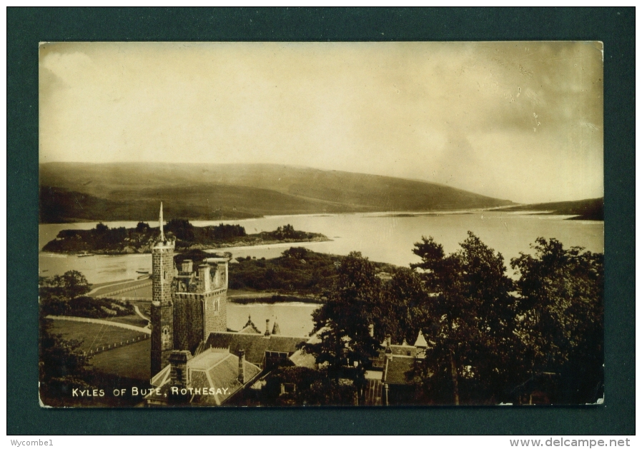 SCOTLAND  -  Rothesay  Kyles Of Bute  Used Postcard As Scans - Bute