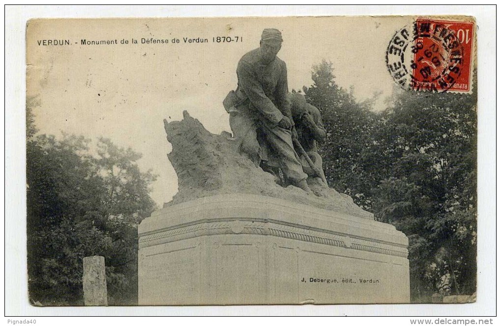 CP , 55 , VERDUN , Monument De La Défense - Verdun