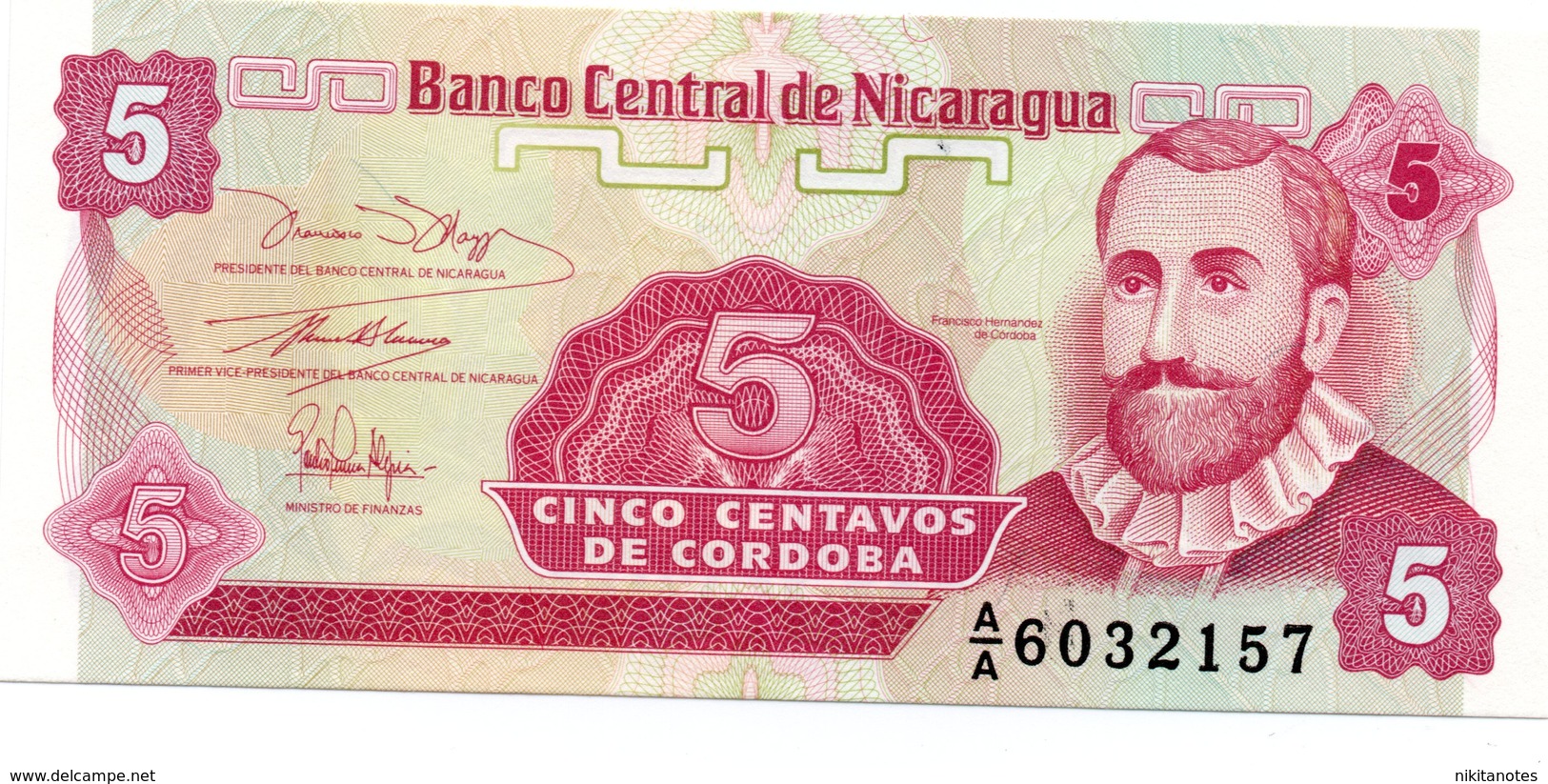 Nicaragua 5 Centavos De Cordoba  See Scan Unc - Nicaragua