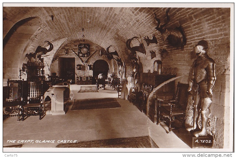 Royaume-Uni - Scotland - Glamis Castle -  Chasse - Crypt - Angus