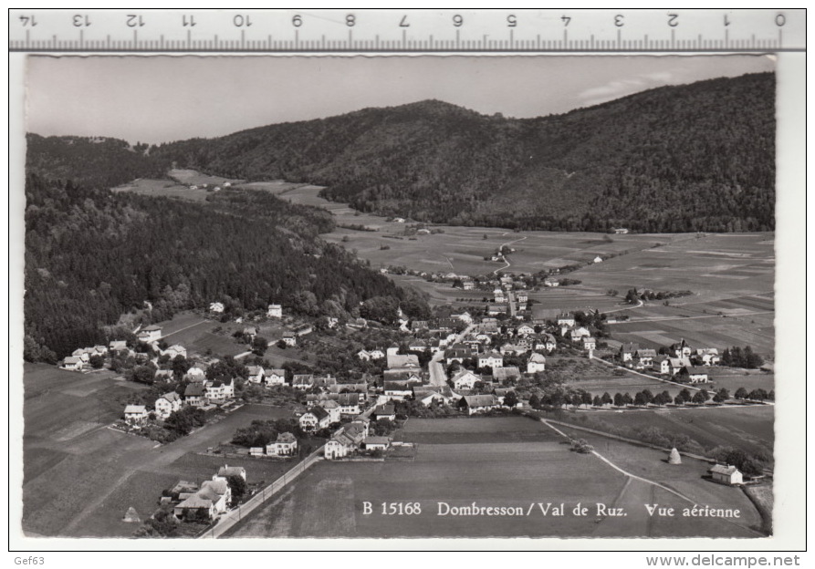 Dombresson, Val De Ruz - Vue Aérienne (1954) - Val-de-Ruz