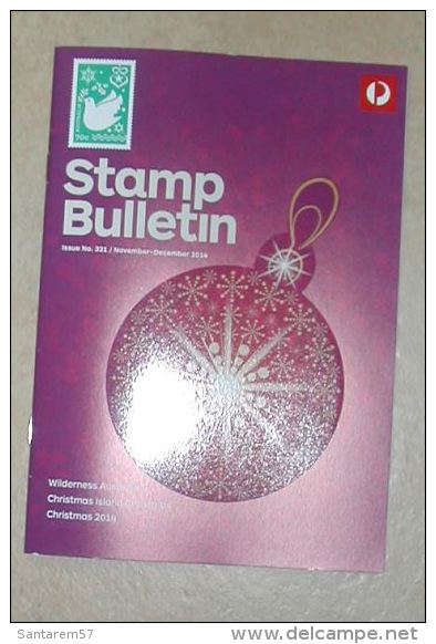 Catalogue N° 331 Stamp Bulletin Australia Post Novembre Décembre 2014 - Inglés