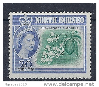 140016375  NORNEO NORTE  Nº  321  **/MNH - North Borneo (...-1963)