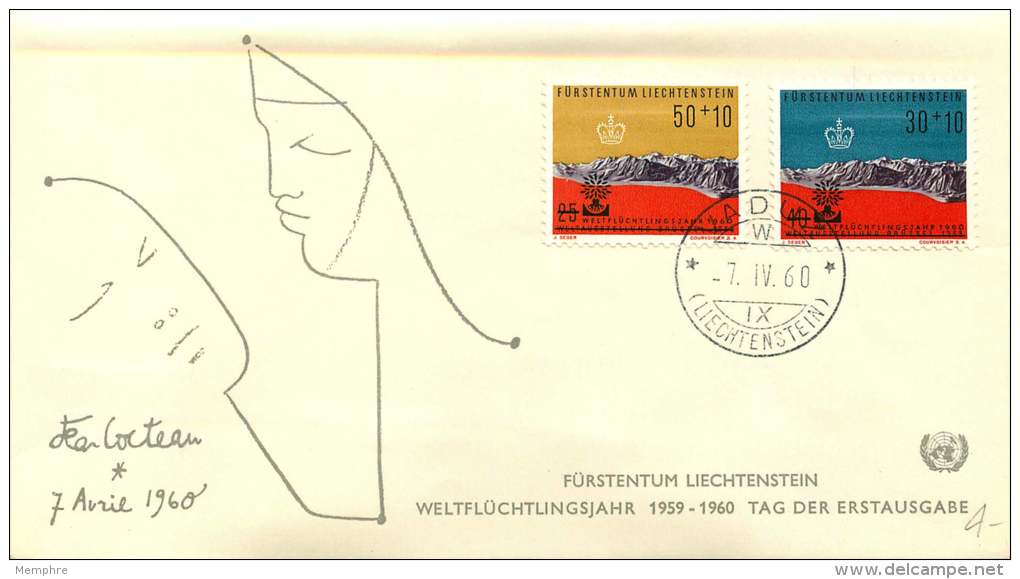 1960  Année Des Réfugiés   Michel 389-,90  FDC Non Adressé - FDC