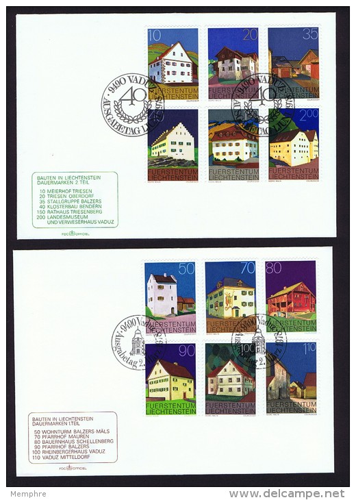 1978   Bâtiments Anciens   Michel  694-705   FDC Non Adressés - FDC