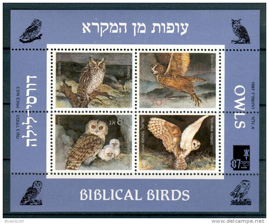 Israel - 1987, Michel/Philex No. : BLOCK 33, - MNH - *** - SHEET / BLOK - Blocs-feuillets