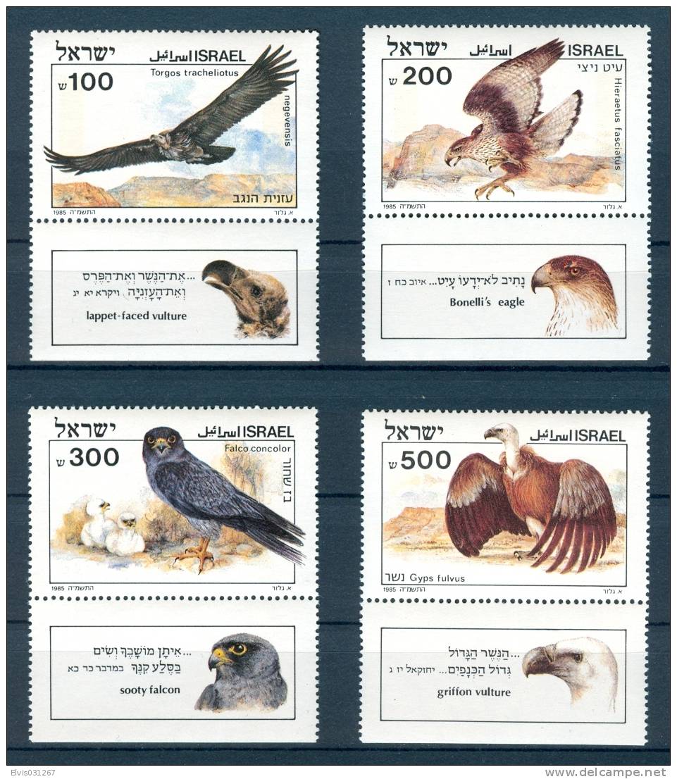 Israel - 1985, Michel/Philex No. : 982-985, - MNH - *** - - Ongebruikt (met Tabs)