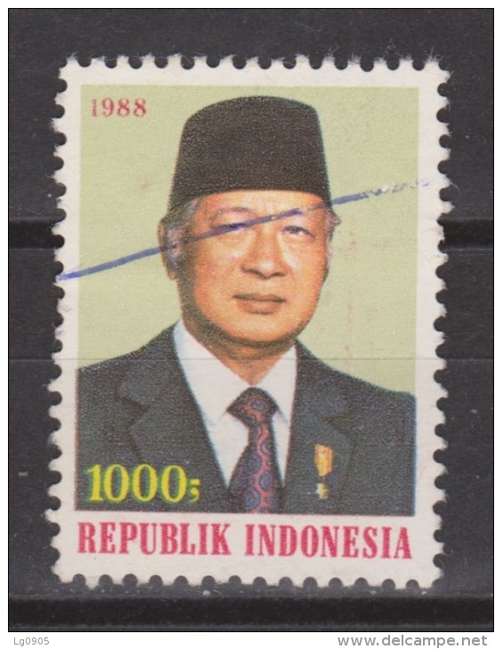 Indonesia Indonesie Nr.1342 Used ; President Soeharto 1988 NOW MANY STAMPS INDONESIA VERY CHEAP - Indonesia