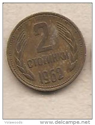 Bulgaria - Moneta Circolata Da 2 Stotinki - 1962 - Bulgaria