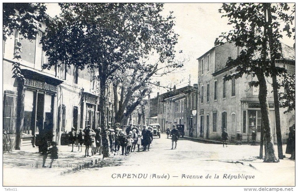 Capendu - Avenue De La République - Pharmacie Nouvelle - Capendu