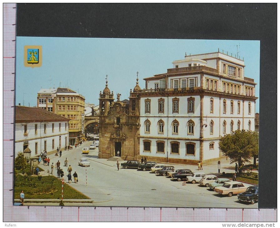 JARDINES E IGLESIA S. FROILÁN - LUGO - 2 Scans (Nº09097) - Lugo